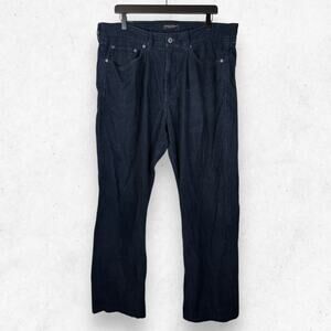 Banana Republic 100% Pima Cotton Corduroy Men's 40x34 Black Straight Leg